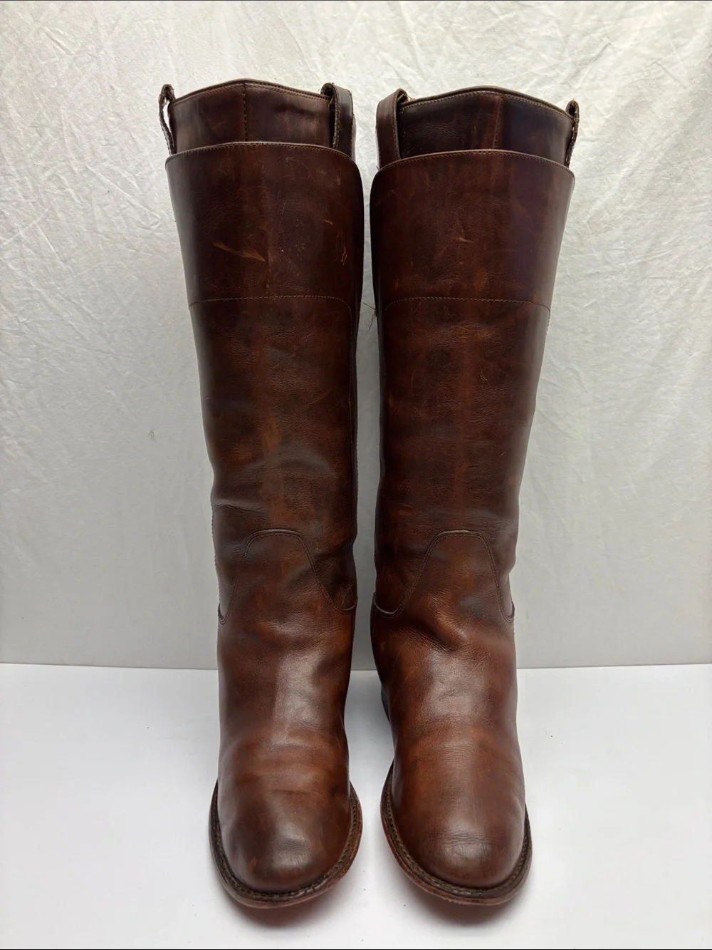 Frye Classic Tall Leather Riding Boots, SZ 8 B